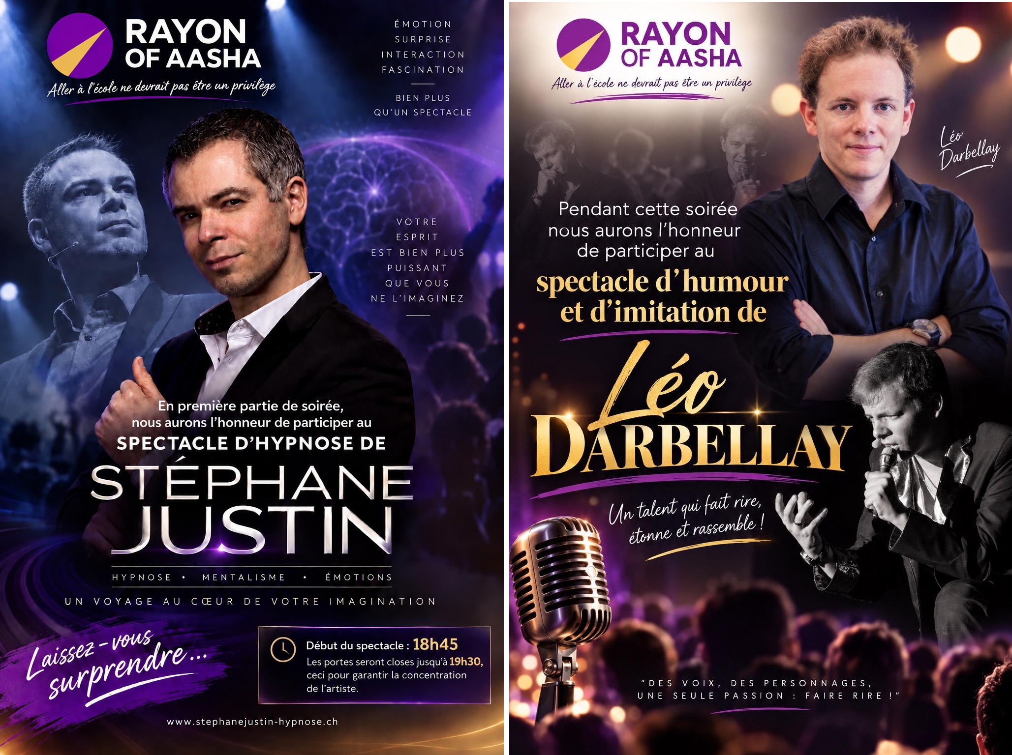 Affiche des spectacles